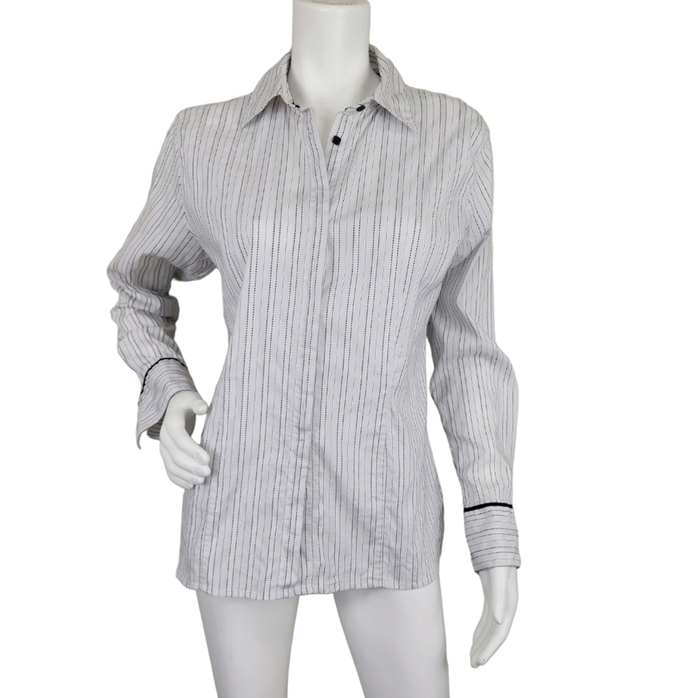 Pendleton Business Casual Button Down Long Sleeve Shirt Size 14